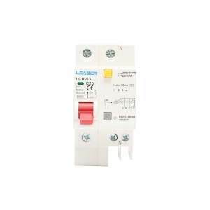 Siguranta diferentiala automata RCBO 1P+N, 25A, 230V AC, 30mA, 6kA Leader