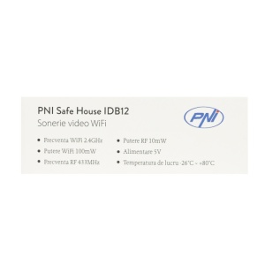 Sonerie video PNI Safe House IDB15 WiFi, vizibilitate noctura, IP54, acumulator incorporat, control din aplicatia Tuya - Img 16