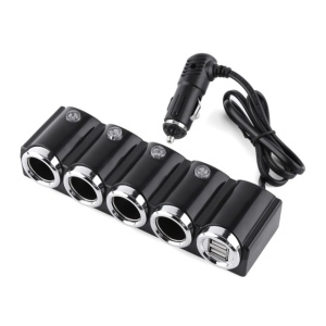 Spliter bricheta auto PNI Lighter 04 12V/24V 4 iesiri, 2xUSB, indicator LED - Img 3
