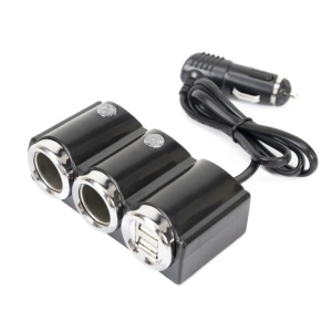 Spliter bricheta auto PNI Lighter 20 12V/24V 2 iesiri, 2 x USB, indicator LED - Img 3