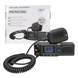 Statie radio PNI PoC 1700, GSM 4G LTE, Wi-Fi 2.4GHz, Android OS, ecran color 1.77 inch, 12V, IP54 - Img 3