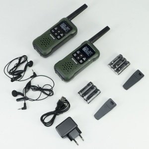Statie radio portabila PMR PNI Decross DC93, 446MHz, 0.5W, 16CH, Waterproof IP67, set 2 bucati - Img 3