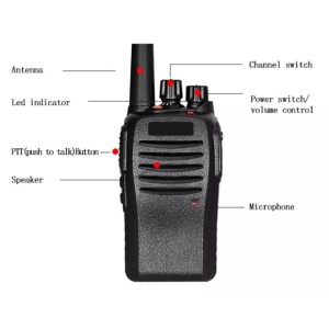 Statie radio VHF/UHF portabila PNI PMR R75, DMR, dualband 136-174 si 400-440 MHz, VOX, 32 canale, Scan, Programabila, culoare Negru - Img 4