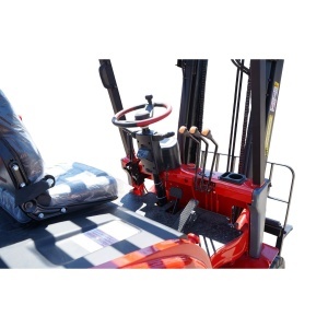 Stivuitor electric 3T duplex 3m cu translatie laterala, baterie Li-ion 60V/100Ah, pornire cu amprenta - Img 11