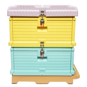Stup albine din plastic pentru 4 rame 600x510x355mm - Img 2