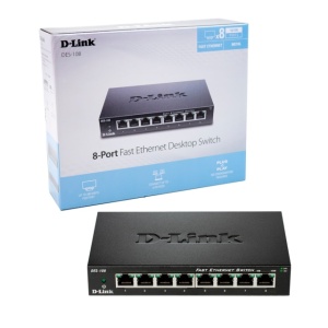 Switch internet D-link DLK S108 cu 8 porturi 10/100Mb carcasa metalica - Img 5