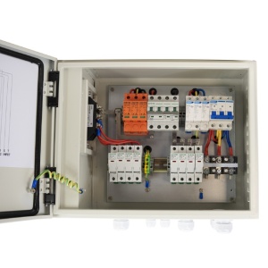 Tablou PNI CBT-3 de protectie si intrerupere sistem solar trifazic AC DC intrare 4 stringuri, iesire 1 string - Img 3