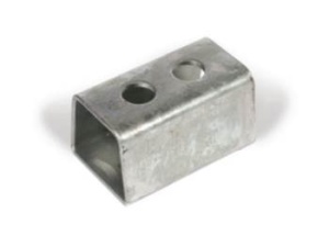 Tampon metal cu doua gauri
