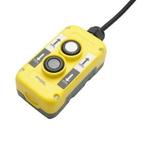 Telecomanda industriala cu 2 comenzi, cablu spiral si fisa priza 7 pini Breckner Germany - Img 3