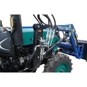 Tractor 60CP 4x4 cu semicabina, incarcator frontal hidraulic, cupa 1400mm KONIG 604 - Img 10