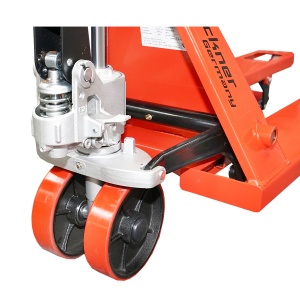 Transpalet manual 2500 KG cu roata de silicon - Img 5