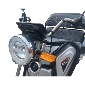 Triciclu electric BRECKNER GERMANY MODEL E ARGINTIU 1600W 60V 20AH - Img 8