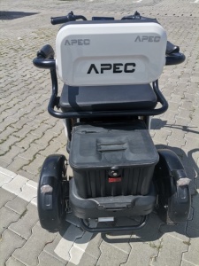 Triciclu Electric, Fara Permis, Motor 1000W, 2-3 locuri, APM2 Alb, Autonomie 36km, Omologat RAR - Img 4