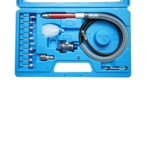 Trusa mini polizor pneumatic biax tip creion, 58000rpm, presiune 6.2 bar 17 piese Breckner Germany - Img 3