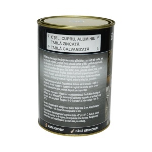 Vopsea email anticoroziva 3 in 1 argintie pentru metal 2kg, direct pe rugina, pe baza de apa Breckner Germany - Img 4