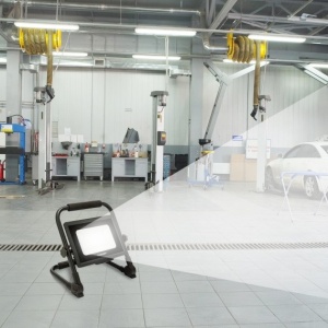 WAINGRO 50W: Proiector de lucru LED SMD 50W cu suport de sol si cablu de 3 metri - Img 6