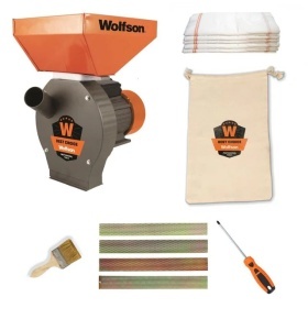 WOLFSON - MOARA PENTRU CEREALE SI STIULETI DE PORUMB MCR-1- 3900W resigilat