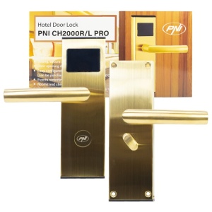 Yala control acces hotelier PNI CH2000R PRO Gold cu cititor de card deschidere pe partea dreapta - Img 5