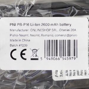 Acumulator PNI PB-P16 Li-Ion 2600 mAh pentru statie VHF/UHF PNI P16UV - Img 4