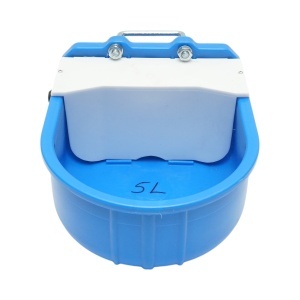 Adapatoare plastic 5L ultra rezistenta albastra cu plutitor si accesorii de prindere 315x245x150mm - Img 2