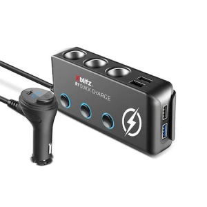 Adaptor 3X priza bricheta+ 4X(QC) USB+ 1X USB-C