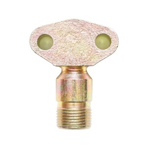 Adaptor/Flansa pompa H13 cu gaura mica fi 10,20 mm pentru conducta hidraulica de refulare 40.58.024 - Img 2