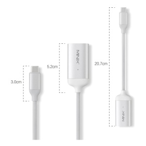 Adaptor USB MINIX NEO C-HDSI USB-C la 4K 60Hz HDMI - Img 3