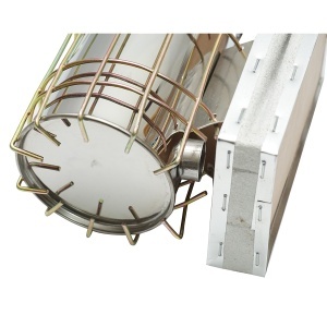 Afumator albine din otel inox cu cilindru scut termic si burduf din piele 210mm - Img 6
