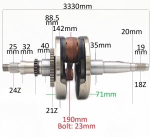 Ambielaj ATV CF Moto 500cc (0180-041000) - Img 2