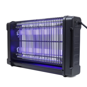 Aparat anti insecte PNI UV300 anti tantari, anti muste, insectocutor cu 2 tuburi ultraviolete, 20W, interior si exterior, montaj pe podea sau tavan - Img 2