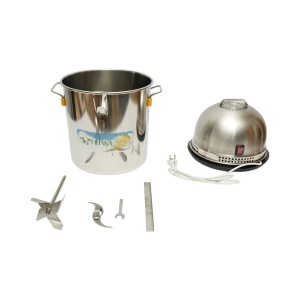 Aparat preparare unt electric profesional 300W, 220V, recipient inox 20L, lama paste tomate inclusa - Img 2