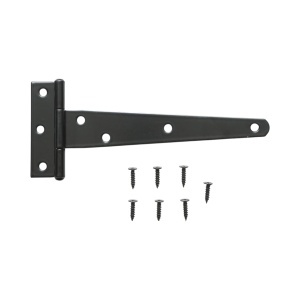 Balama poarta tip T 70x174mm, otel negru, suruburi incluse