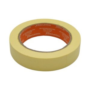 Banda adeziva mascare uz general 24mm x 36m din hartie galbena HighPower - Img 5