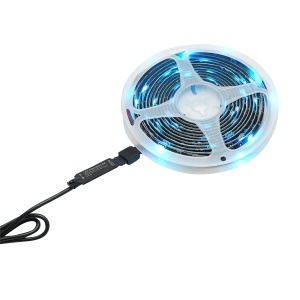 Banda LED cu telecomanda 5V, 3m, control vocal RGB Breckner Germany - Img 3