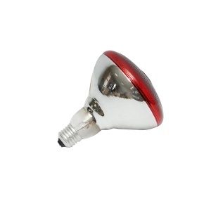 Bec pentru incalzire pui, animale cu infrarosu E27, 175W, 230V - Img 1
