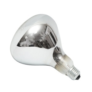 Bec pentru incalzire pui, animale cu infrarosu E27, 200W, 230V - Img 2