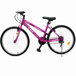 Bicicleta EROS 26 inch mov cu alb