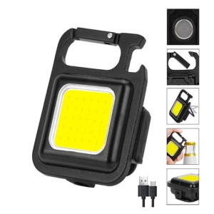 Breloc chei cu lanterna LED COB