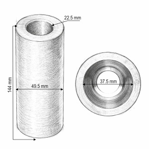 Bucsa de sudura pentru tepusa 22.5/37.5x49.5x144mm - Img 5