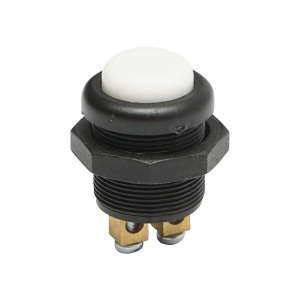 Buton pornire din plastic cu revenire 12-24V DC/10A, 125-250V AC/2A Breckner Germany