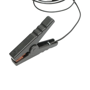 Cablu de racordare cu clema crocodil negru pentru gard electric - Img 3