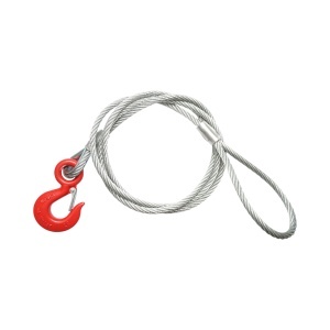 Cablu sufa troliu ciochinar otel 12mm x 3m cu carlig 3T si ochi pentru tractare/ridicare