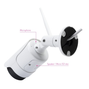 Camera supraveghere video PNI House IP52 2MP 1080P wireless cu IP, stand-alone, de exterior si interior si slot microSD, mod noapte - Img 4