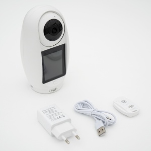 Camera supraveghere video PNI IP733 3MP, audio si video bidirectional, cu buton apelare prin Bluetooth, ecran, functie baby monitor - Img 10