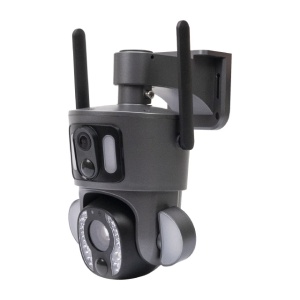 Camera supraveghere video PNI IP753, Wi-Fi, Dual lens, 2 x 2MP, IP66 cu panou solar si acumulator inclus - Img 5