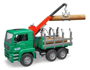 Camion forestier MAN TGA - Bruder 2769 scara 1:16 - Img 4