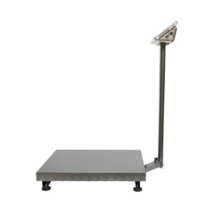 Cantar electronic de podea 700kg tip platforma 600x450mm cu brat pliabil, afisaj LCD - Img 3