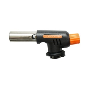 Cap arzator butelie gaz spray, aprindere piezo, flacara reglabila 1300°C Flame Gun