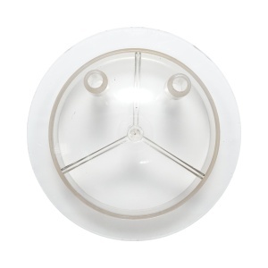 Capac transparent bidon 30L cu 2 iesiri pentru aparat de muls vaci Breckner Germany - Img 2