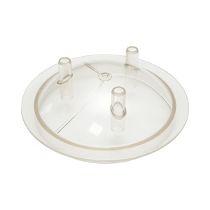 Capac transparent bidon 40L cu 3 iesiri pentru aparat de muls vaci Breckner Germany